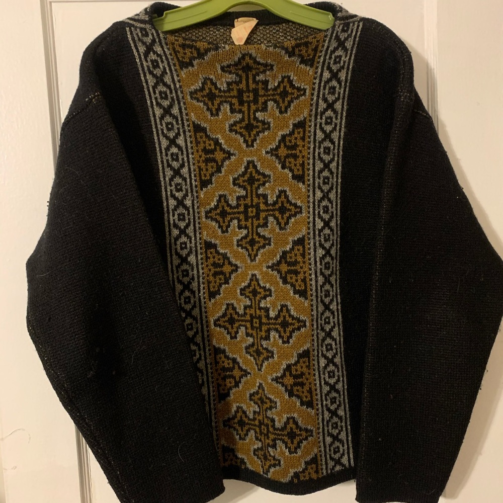 Vintage Janus Of Norway Pattern Crewneck Sweater L